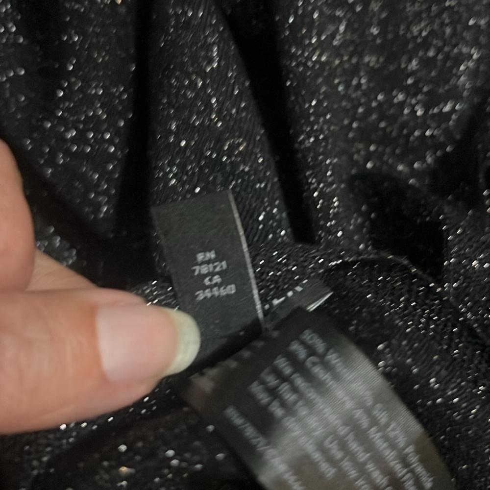Eileen Fisher Wool Blend Boxy Top Size L Lagenlook Sparkle Luxury 3/4 Sleeve - Picture 11 of 11